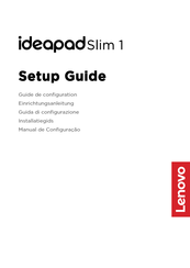 Lenovo IdeaPad Slim 1 Einrichtungsanleitung
