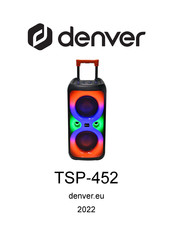 Denver TSP-452 Bedienungsanleitung