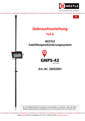 NESTLE GNPS-42 Gebrauchsanleitung