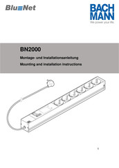 Bachmann BN2000 Montage-Und Installationsanleitung