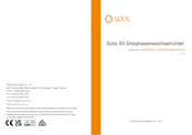 SOLIS S5-GR3P12K Installations- Und Bedienungshandbuch