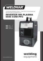 Weldkar WK PLASMA 5035 COM PFC Bedienungshandbuch