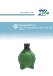 GEO plast WS-RS10400/2 Einbauanleitung