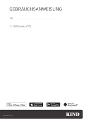 Kind KINDvitalo K220 Gebrauchsanweisung