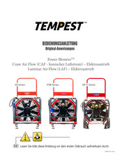 Tempest Power Blower SP-18-V-3.0 Bedienungsanleitung