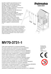 Lemeks Palmako MV70-3731-1 Montage-, Aufbau- Und Wartungsanleitung