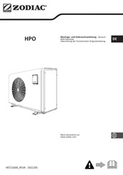 Zodiac HPO-Serie Montage- Und Gebrauchsanleitung