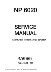Canon NP 6320 Servicehandbuch
