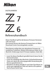 Nikon Z 7 Referenzhandbuch