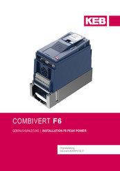KEB Combivert F6 Gebrauchsanleitung