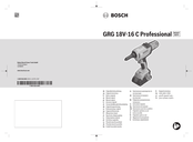 Bosch GRG 18V-16 C Professional Originalbetriebsanleitung