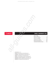 Timex Ironman Benutzerhandbuch