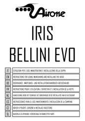 Airone BELLINI EVO Bedienungs-, Wartungs- Und Installationshandbuch