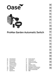 Oase ProMax Garden Automatic Switch Inbetriebnahme