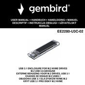 Gembird EE2280-U3C-02 Handbuch