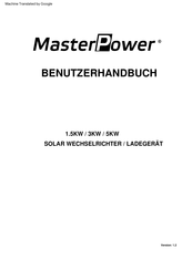 Voltronic MasterPower UMv3-3K-24 Benutzerhandbuch