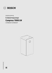 Bosch Compress 7800i LW Serie Installationsanleitung