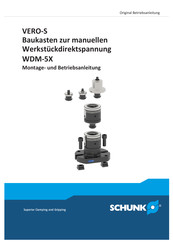Schunk VERO-S WDM-5X Montage- Und Betriebsanleitung