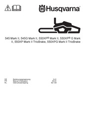 Husqvarna 550XP G Mark II Bedienungsanweisung