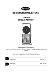 be cool BCOSZ5AC2201F Bedienungsanleitung