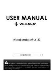Vesala MicroSonde MPL6-33 Bedienungsanleitung