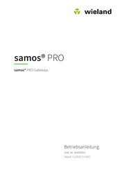 Wieland Samos PRO SP-EN-IP Betriebsanleitung