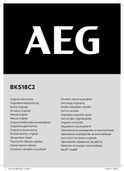 AEG BKS18C2-0 Originalbetriebsanleitung
