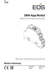 EOS SBM-App Modul Montage- Und Gebrauchsanweisungen