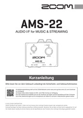 Zoom AMS-22 Kurzanleitung