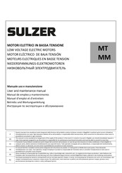 Sulzer MT Betriebs- Und Wartungsanleitung