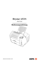 AGFA Drystar AXYS Bedienungsanleitung
