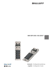 Balluff BNI EIP-508-105-Z067 Konfigurationsanleitung