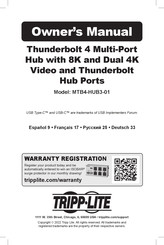 Tripp Lite MTB4-HUB3-01 Bedienungsanleitung