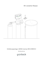 Grunbeck GENO-mat duo WE-X Betriebsanleitung
