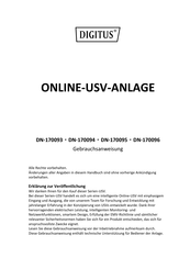 Digitus DN-170096 Gebrauchsanweisung