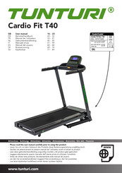 Tunturi Cardio Fit T40 Benutzerhandbuch