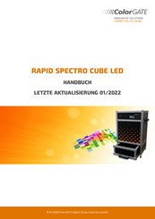 ColorGATE RAPID SPECTRO CUBE LED Handbuch