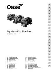 Oase AquaMax Eco Titanium 31000 Gebrauchsanleitung