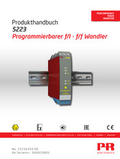 PR electronics 5223A Produkthandbuch