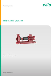 Wilo Atmos GIGA-NF Einbau- Und Betriebsanleitung