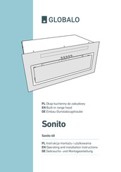 GLOBALO Sonito Gebrauchs- Und Montageanleitung