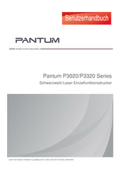 Pantum P3020DWS Serie Benutzerhandbuch