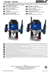 DEDRA DED7980 Bedienungsanleitung