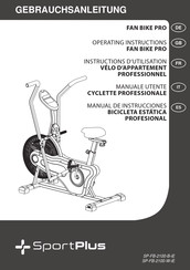 sportplus FAN BIKE PRO Gebrauchsanleitung