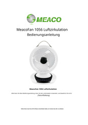Meaco MeacoFan 1056 Bedienungsanleitung