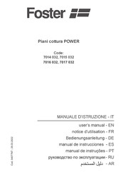 Foster 7017 032 Bedienungsanleitung