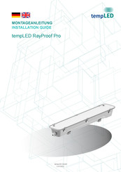 tempLED RayProof Pro 50 Montageanleitung