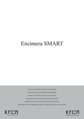 KRION Encimera SMART 150 Vormontage-Installation Und Benutzer Anleitung