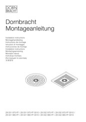 Dornbracht 28 041 980-FF Montageanleitung