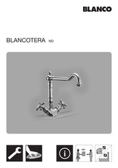 Blanco BLANCOTERA ND Montage- Und Pflegeanleitung
